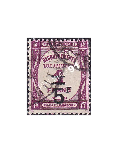 Timbre-Taxe n° 65 oblitéré, collection timbres France