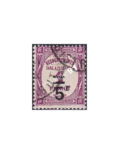 Timbre-Taxe n° 65 oblitéré, collection timbres France