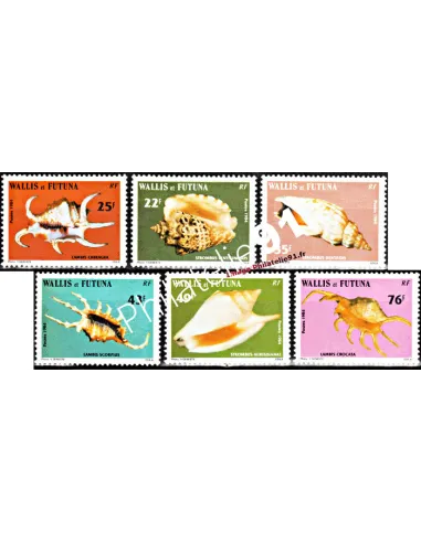 Timbres de WALLIS ET FUTUNA n° 312 à 317, collection timbres Dom-Tom