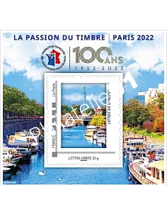 F.F.A.P. - Bloc n° 20 - PARIS-PHILEX 2022 - La passion du timbre - La colonne de juillet