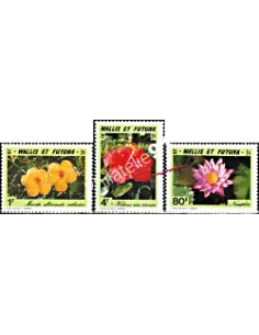 Timbres de WALLIS ET FUTUNA n° 420 à 422, fleurs, timbres des Dom-Tom