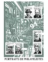n° 5601 à 5606 (F5601) - Bloc  spécial Salon PARIS-PHILEX 2022 - Portraits de philatélistes - Hors programme