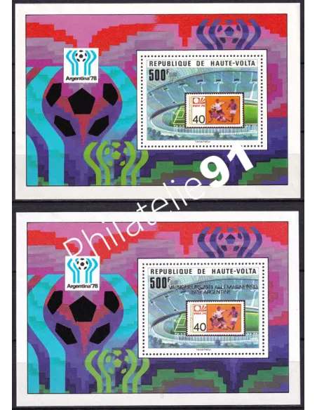 Haute-Volta, BF n° 9 et 13, collection timbres Monde