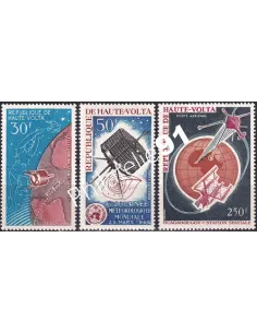 Haute-Volta, PA n° 27 à 29, collection timbres Monde