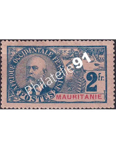Mauritanie, n° 15 charnière, Gomme Tropicale, Colonies françaises