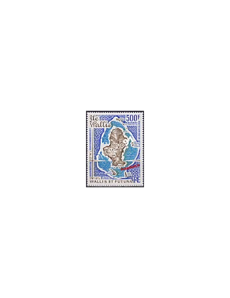 Timbre neuf de WALLIS ET FUTUNA - PA n° 81.Cartes de wallis et Futuna.