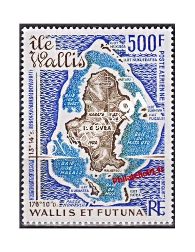 Timbre neuf de WALLIS ET FUTUNA - PA n° 81.Cartes de wallis et Futuna.