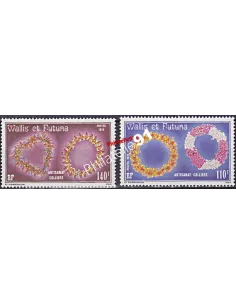 Timbres de WALLIS ET FUTUNA n° 241 à 242, fleurs, timbres des Dom-Tom