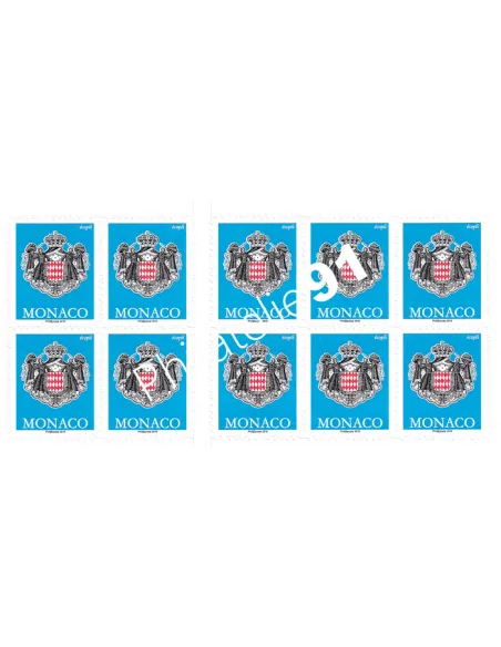 Monaco, Carnet adhésif n° 20 neuf, collection timbres Monaco