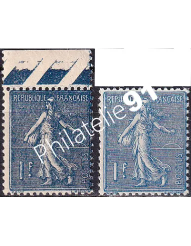 Variété sur timbre n° 205a, collection timbres France