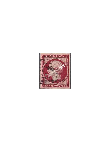 n°   17Al non dentelé oblitéré - Type Napoléon III  - Oblitération losange (250422-12)