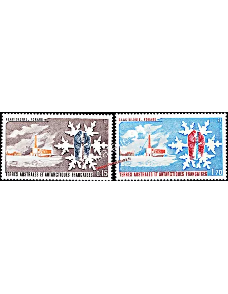 TAAF,n° 102 à 103, Collection timbres Dom-Tom