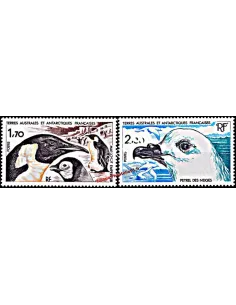 TAAF,n° 109 à 110, Collection timbres Dom-Tom