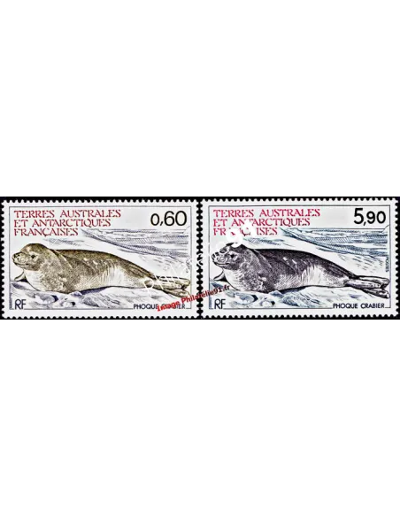 TAAF,n° 107 à 108, Collection timbres Dom-Tom