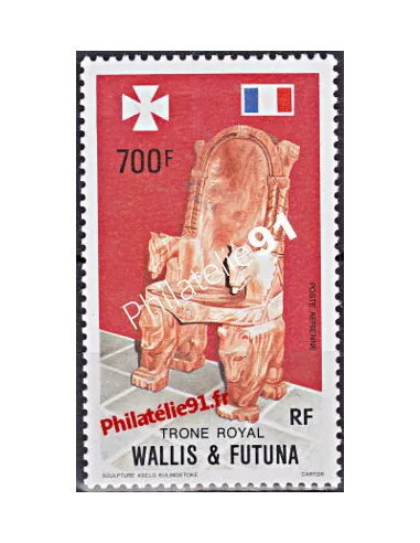 Timbre de WALLIS ET FUTUNA n° PA 165, Trône, timbres des Dom-Tom