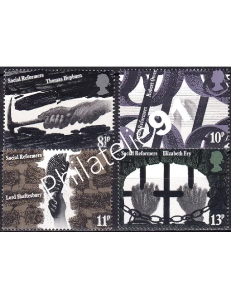 Grande-Bretagne, n° 790 à 793, collection timbre Europe