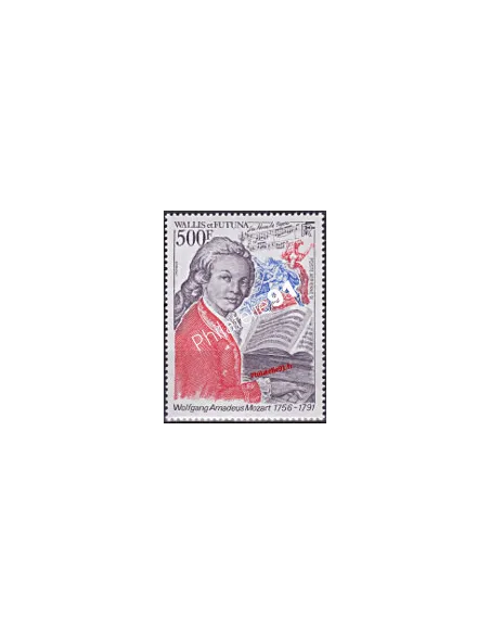 Timbre de WALLIS ET FUTUNA n° PA 172, Mozart, timbre des Dom-Tom