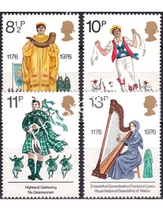 Grande-Bretagne, n° 799 à 802, collection timbre Europe