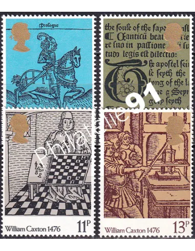 Grande-Bretagne, n° 803 à 806, collection timbre Europe