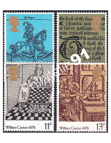 Grande-Bretagne, n° 803 à 806, collection timbre Europe