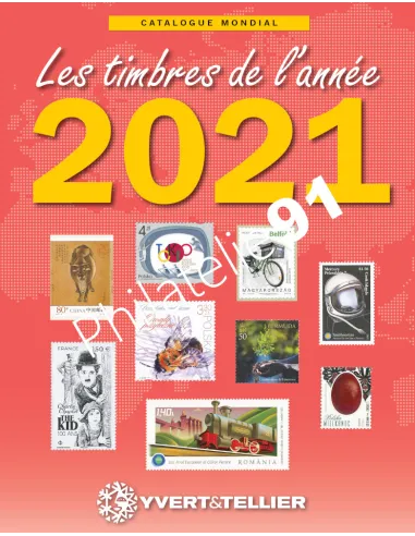 Catalogue mondial de nouveautés 2021, catalogue philatélie