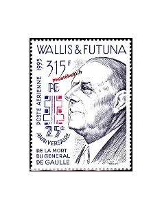 Wallis et Futuna - Timbre n° 190 de Poste Aérienne - DE GAULLE