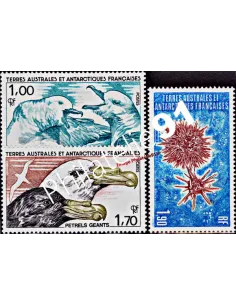 TAAF,n° 115 à 117, Collection timbres Dom-Tom