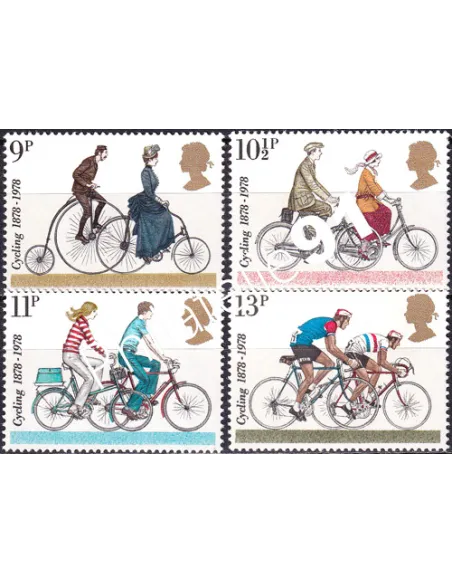 Grande-Bretagne, n° 872 à 875, collection timbre Europe