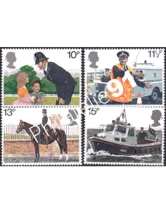 Grande-Bretagne, n° 913 à 916, collection timbre Europe