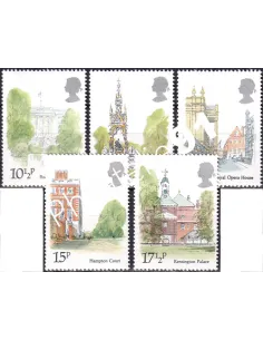 Grande-Bretagne, n° 932 à 936, collection timbre Europe
