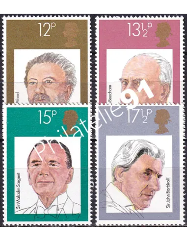 Grande-Bretagne, n° 951 à 954, collection timbre Europe