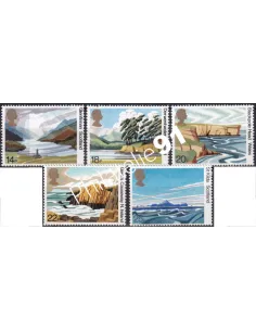 Grande-Bretagne, n° 996 à 1000, collection timbre Europe
