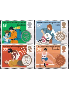 Grande-Bretagne, n° 1003 à 1006, collection timbre Europe