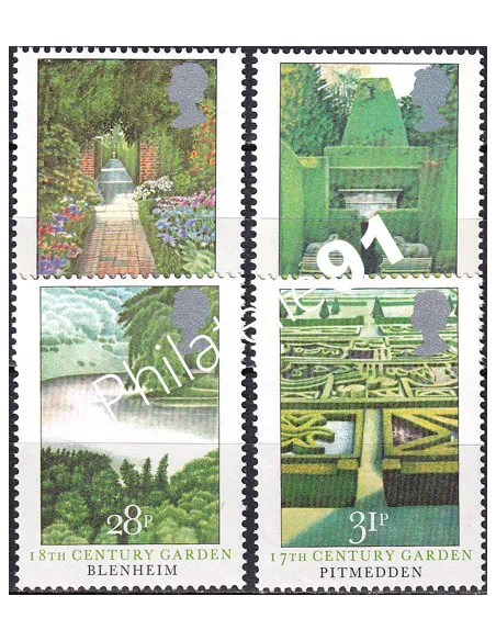 Grande-Bretagne, n° 1100 à 1103, collection timbre Europe