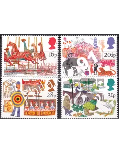 Grande-Bretagne, n° 1104 à 1107, collection timbre Europe