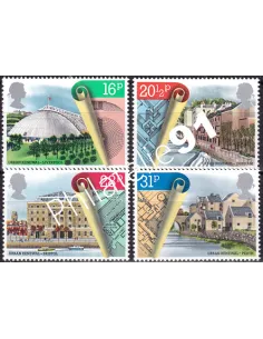 Grande-Bretagne, n° 1122 à 1125, collection timbre Europe