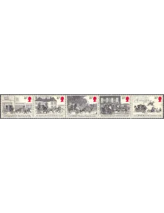 Grande-Bretagne, n° 1135 à 1139, Bande, collection timbre Europe