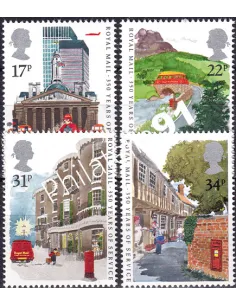 Grande-Bretagne, n° 1186 à 1189, collection timbre Europe