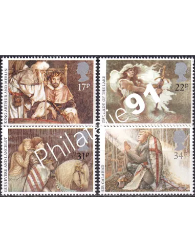 Grande-Bretagne, n° 1190 à 1193, collection timbre Europe