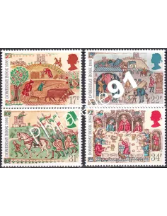 Grande-Bretagne, n° 1226 à 1229, collection timbre Europe