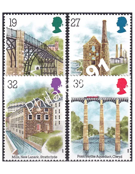 Grande-Bretagne, n° 1384 à 1387, collection timbre Europe