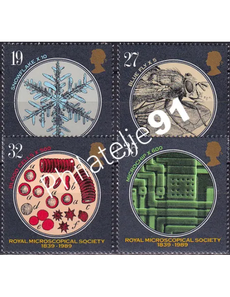 Grande-Bretagne, n° 1396 à 1399, collection timbre Europe