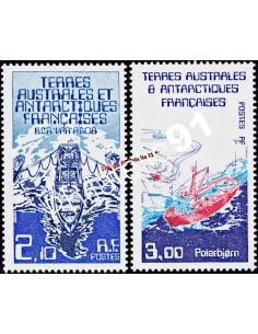 TAAF,n° 120 à 121, Collection timbres Dom-Tom