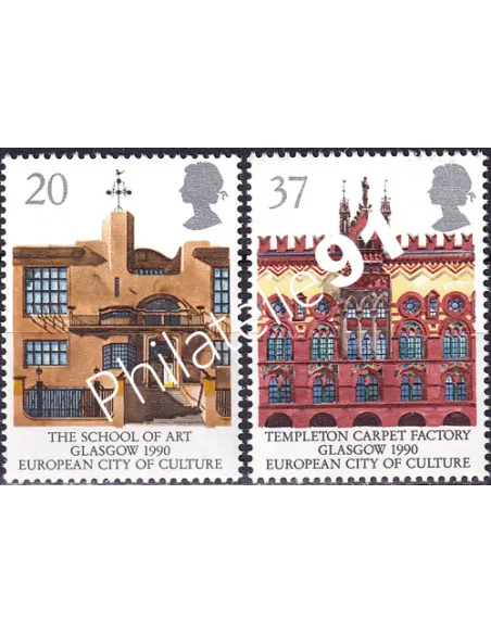 Grande-Bretagne, n° 1457 à 1458, collection timbre Europe