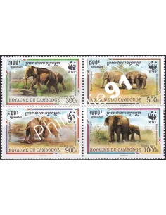 Cambodge, n° 1399 à 1402, collection timbres colonies françaises