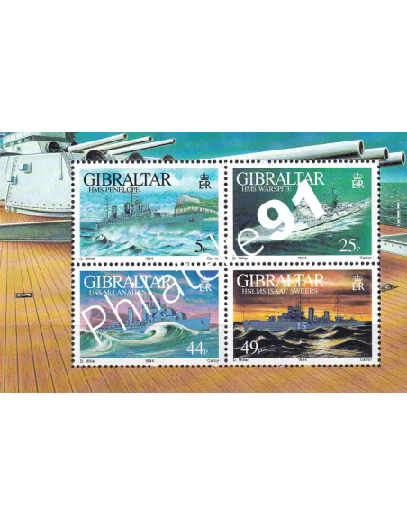 Gibraltar, BF n° 18, collection timbres Europe