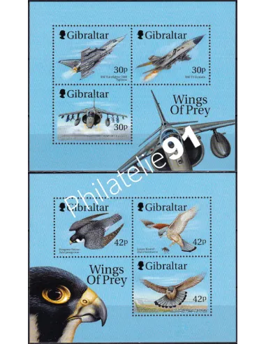 Gibraltar, BF n° 36 et 37, collection timbres Europe