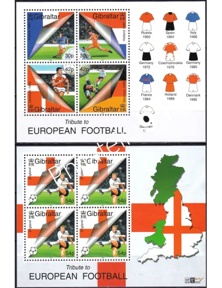 Gibraltar, BF n° 38 et 39, collection timbres Europe