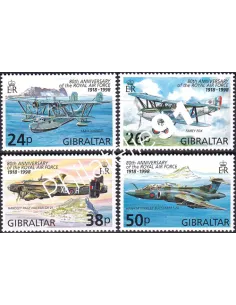 Gibraltar, n° 827 à 830, collection timbres Europe