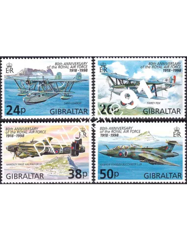 Gibraltar, n° 827 à 830, collection timbres Europe